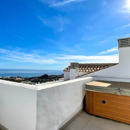 Bayview - Unique Modern Duplex Penthouse With Sea Views And A Private Hot Tub By Solrentspain Apartment
